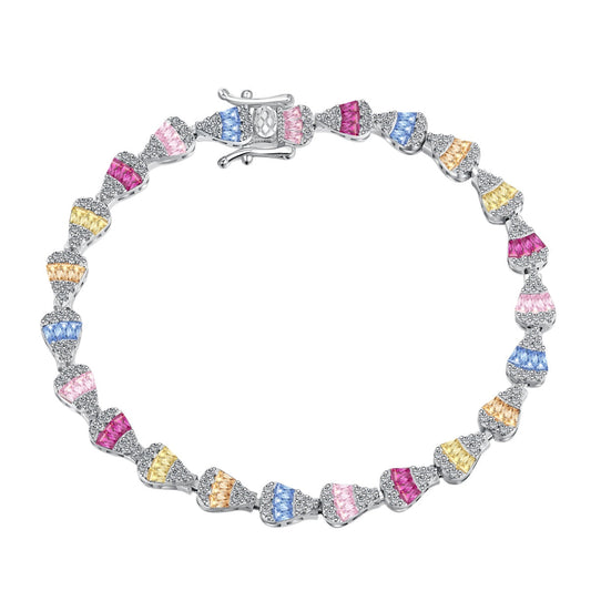 [Charm Aries Jewelry]Radiant Water Drop Shape Daily Bracelet
