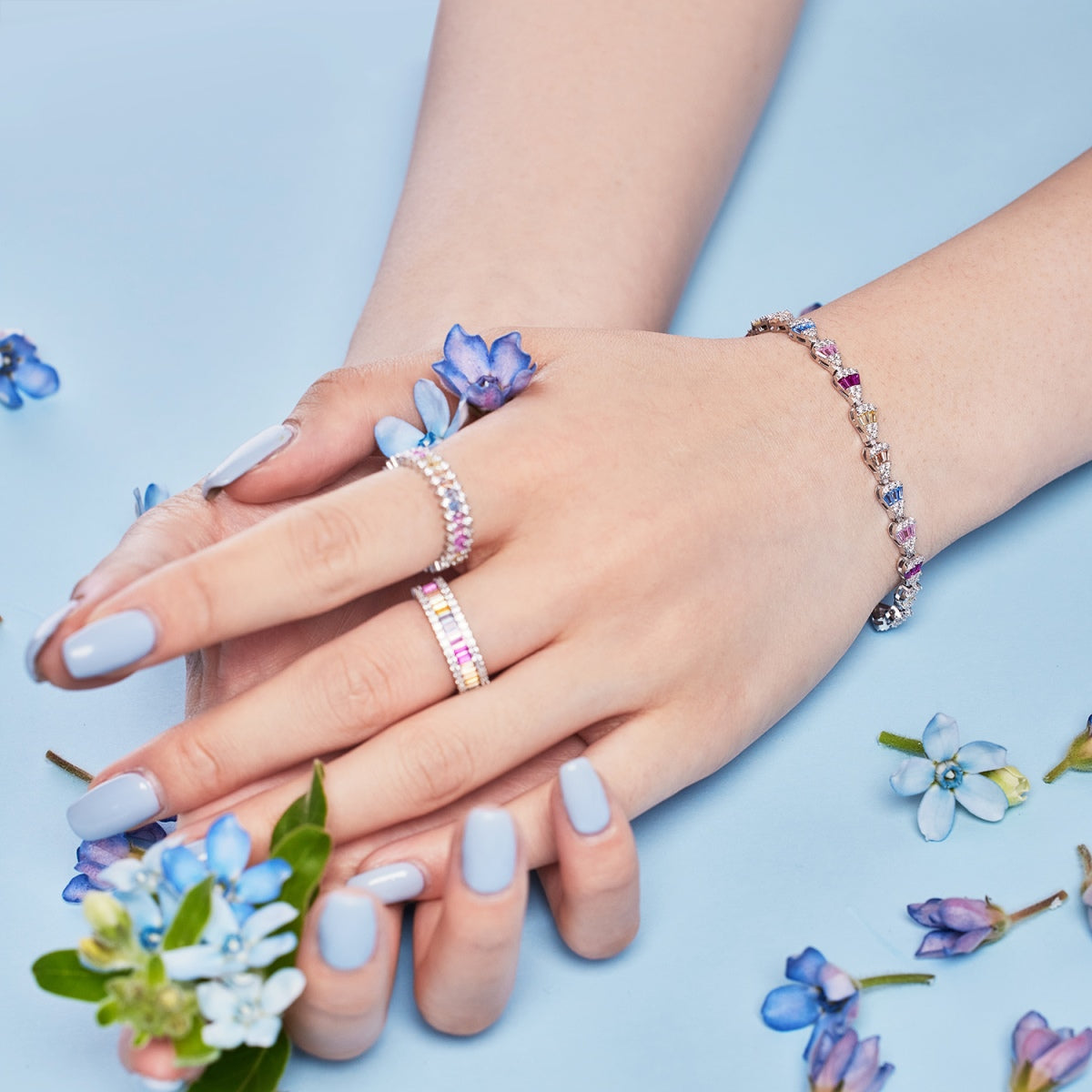 [Charm Aries Jewelry]Radiant Water Drop Shape Daily Bracelet
