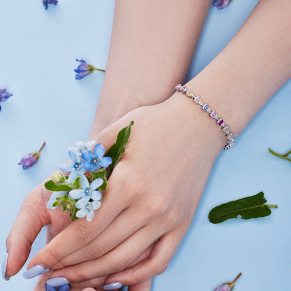 [Charm Aries Jewelry]Radiant Water Drop Shape Daily Bracelet