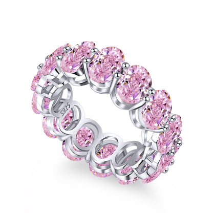 [Charm Aries Jewelry]Dainty Elongated Cushion Cut Tennis Ring