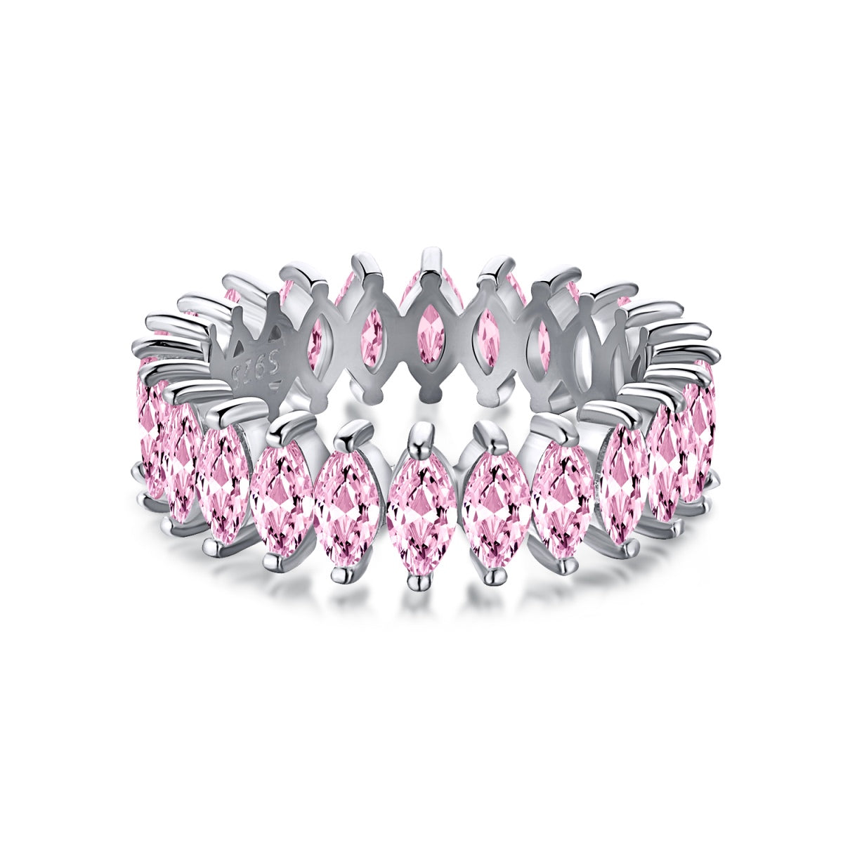 [Charm Aries Jewelry]Gorgeous Marquise Cut Tennis Ring