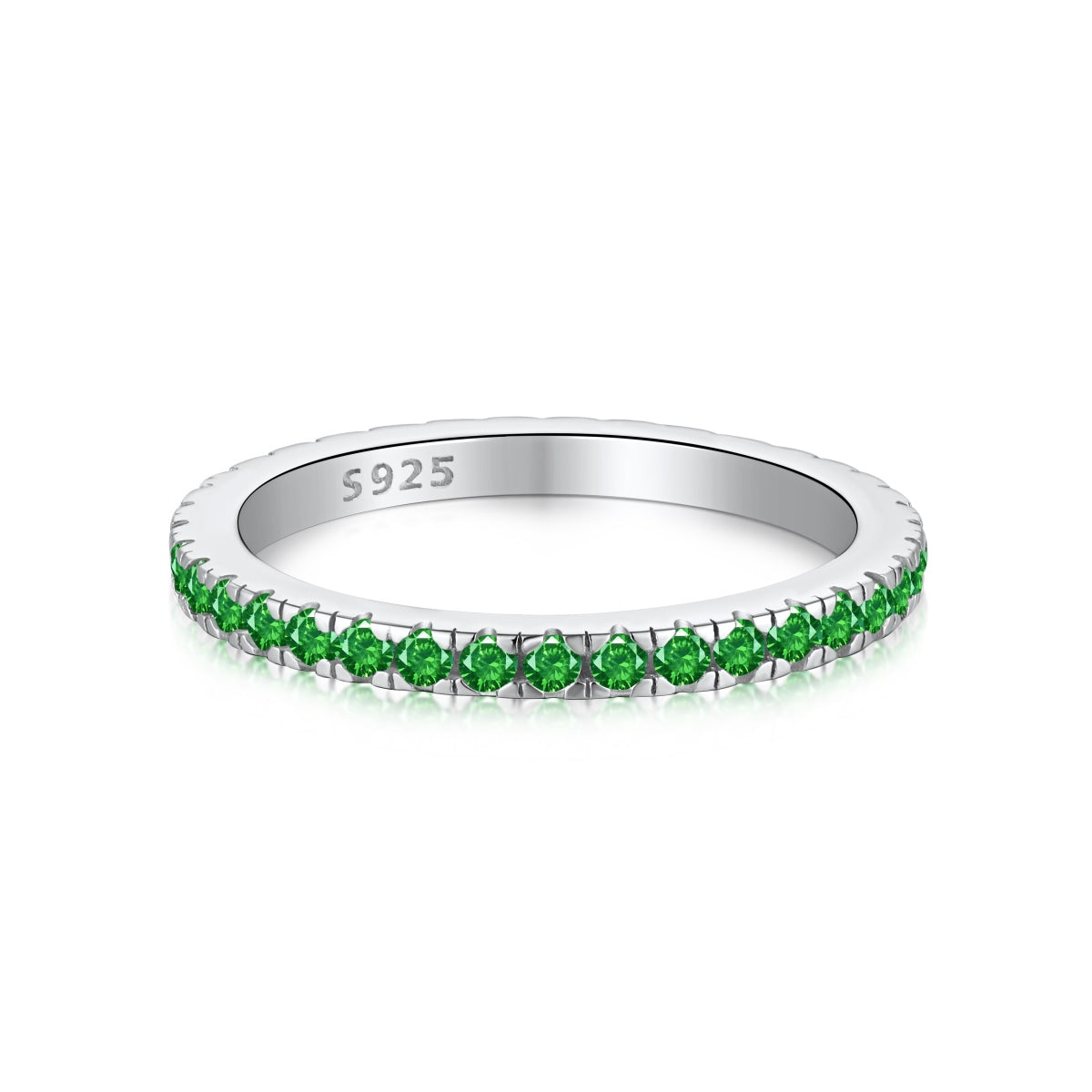 [Charm Aries Jewelry]Delicate Sparkling Round Cut Daily Ring