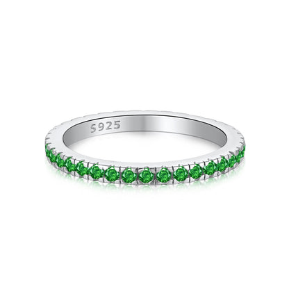 [Charm Aries Jewelry]Delicate Sparkling Round Cut Daily Ring
