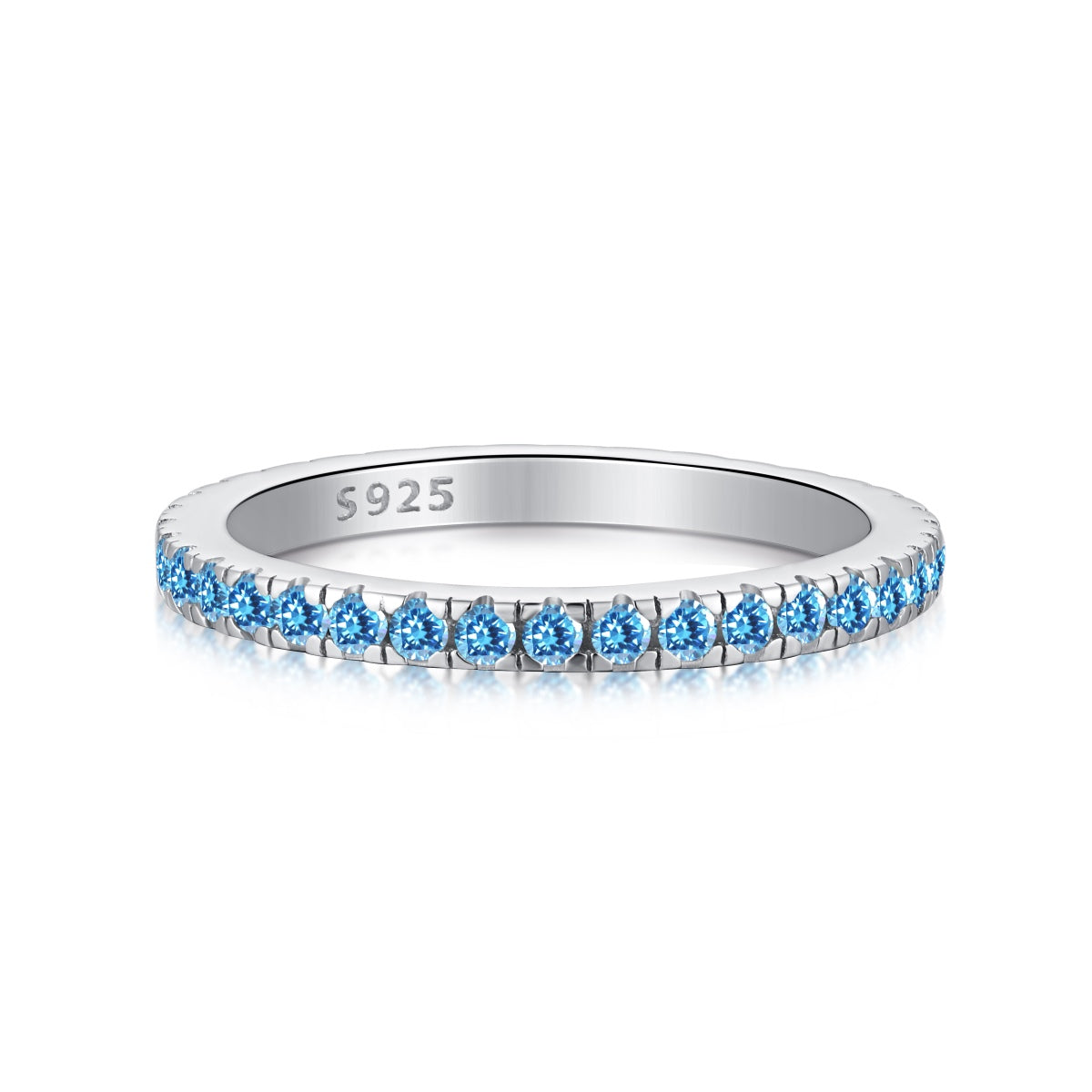[Charm Aries Jewelry]Delicate Sparkling Round Cut Daily Ring