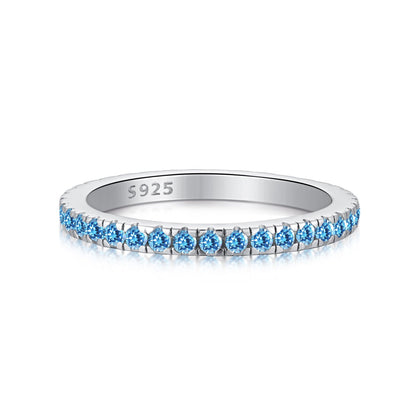 [Charm Aries Jewelry]Delicate Sparkling Round Cut Daily Ring
