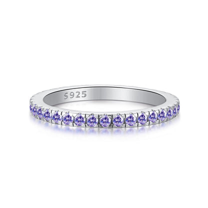 [Charm Aries Jewelry]Delicate Sparkling Round Cut Daily Ring