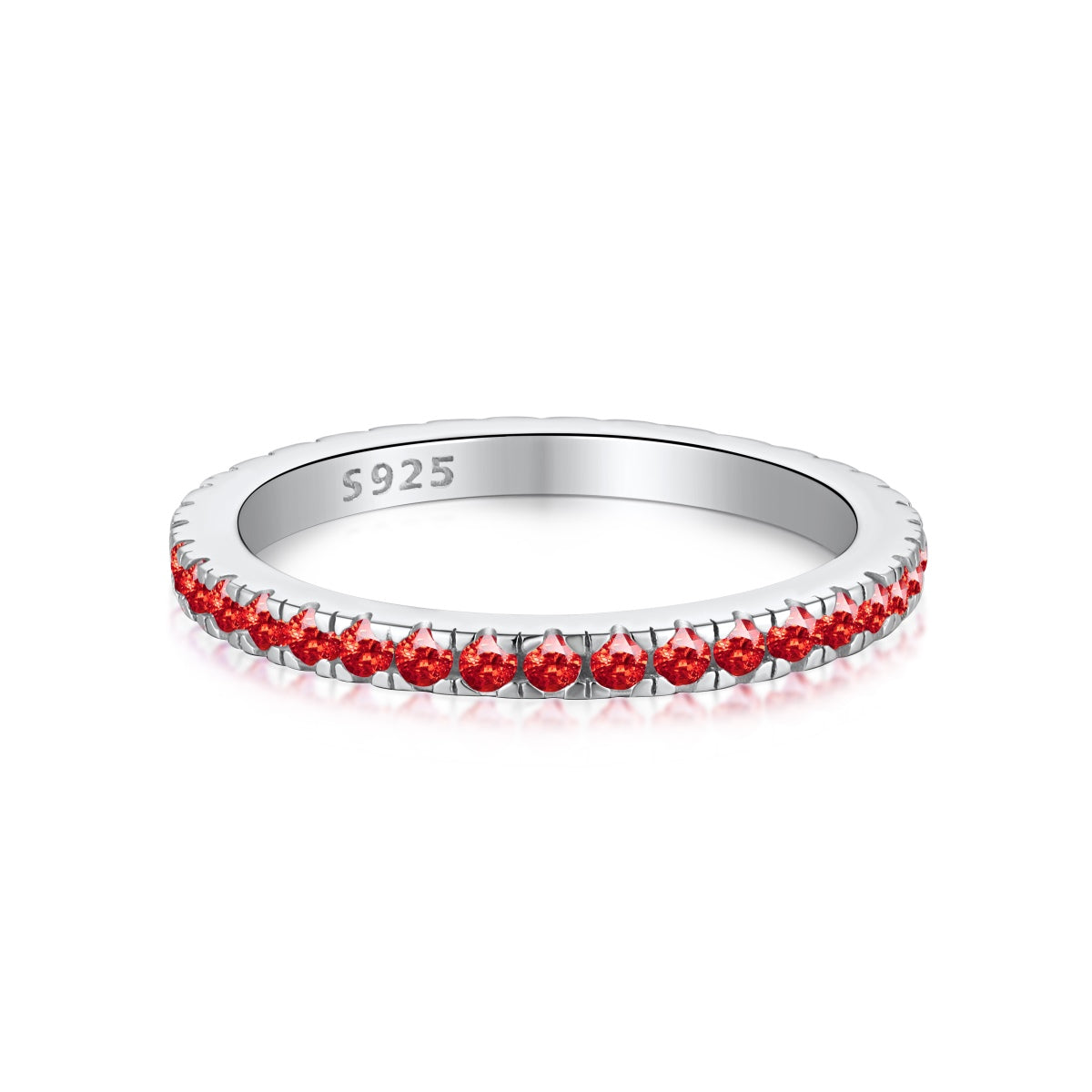[Charm Aries Jewelry]Delicate Sparkling Round Cut Daily Ring