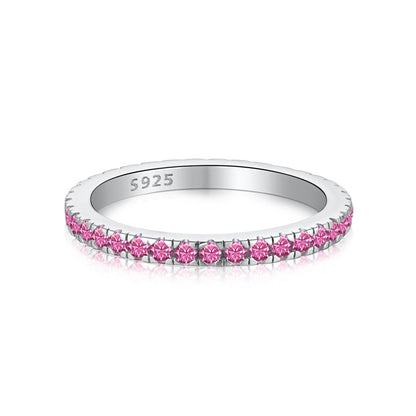 [Charm Aries Jewelry]Delicate Sparkling Round Cut Daily Ring