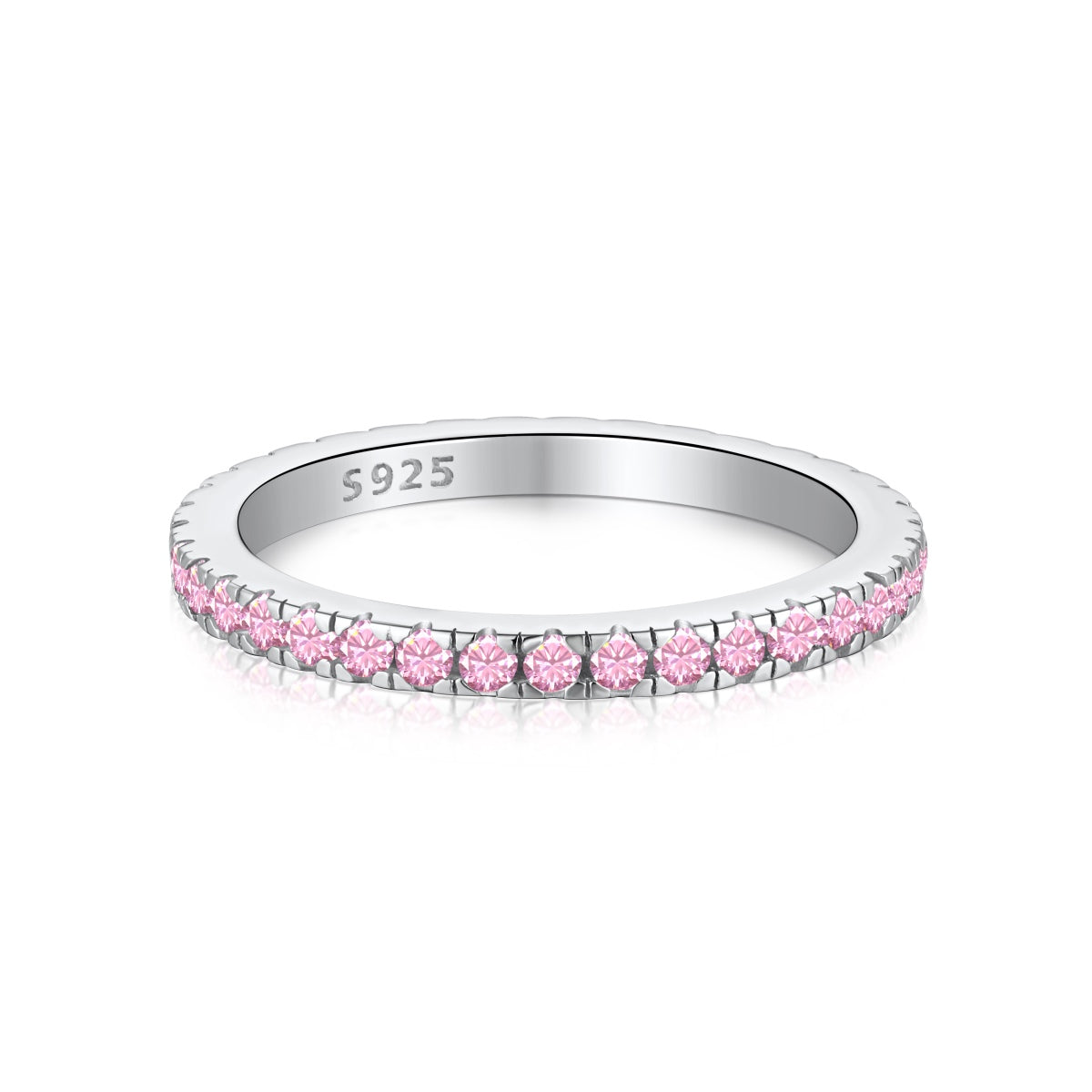 [Charm Aries Jewelry]Delicate Sparkling Round Cut Daily Ring