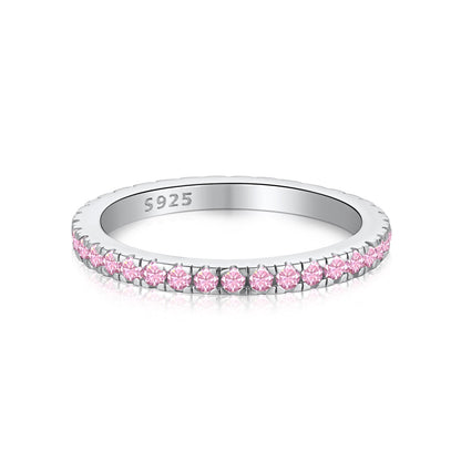 [Charm Aries Jewelry]Delicate Sparkling Round Cut Daily Ring