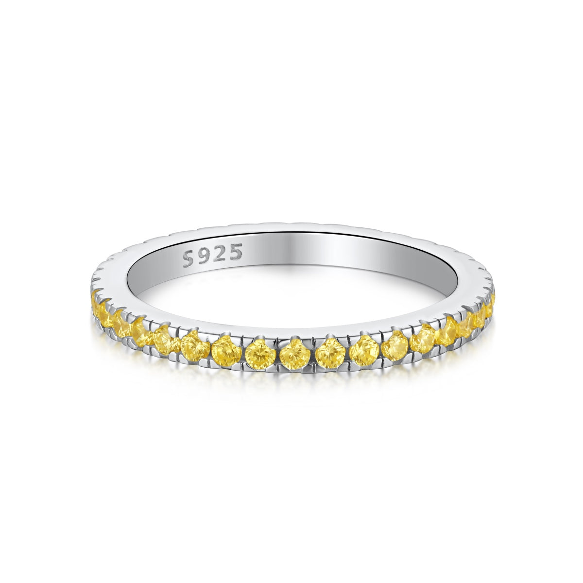 [Charm Aries Jewelry]Delicate Sparkling Round Cut Daily Ring
