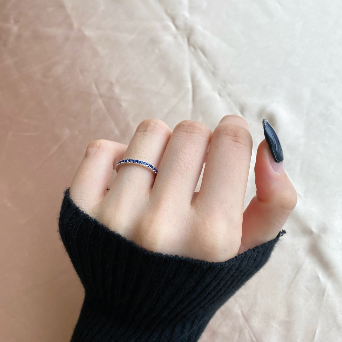 [Charm Aries Jewelry]Delicate Sparkling Round Cut Daily Ring