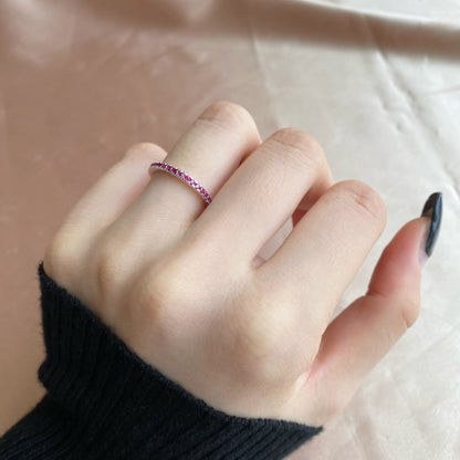 [Charm Aries Jewelry]Delicate Sparkling Round Cut Daily Ring
