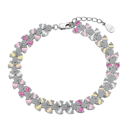 [Charm Aries Jewelry]Dainty Exquisite Flower Shape Daily Bracelet