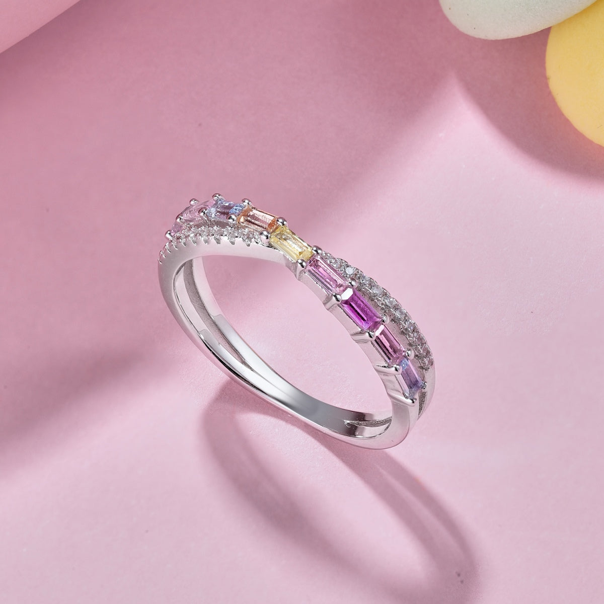 [Charm Aries Jewelry]Energetic Elegant Radiant Cut Party Ring