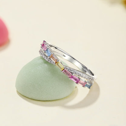 [Charm Aries Jewelry]Energetic Elegant Radiant Cut Party Ring