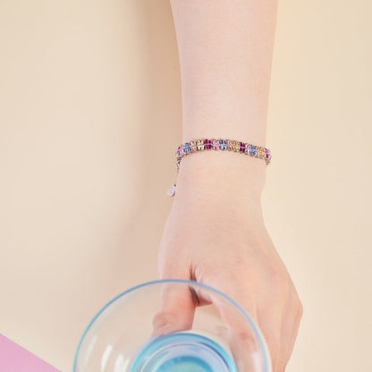 [Charm Aries Jewelry]Sparkling Exquisite Multi Cut Party Bracelet