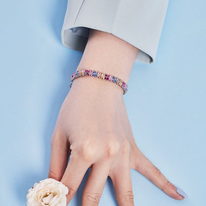 [Charm Aries Jewelry]Sparkling Exquisite Multi Cut Party Bracelet