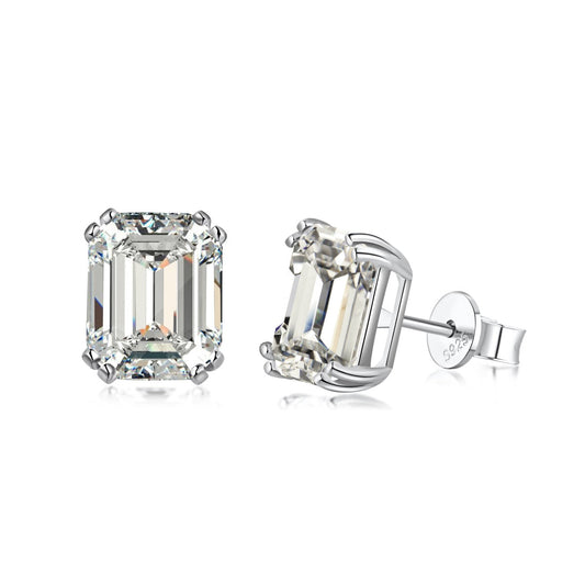 [Charm Aries Jewelry]Dazzling Square Shape Earrings