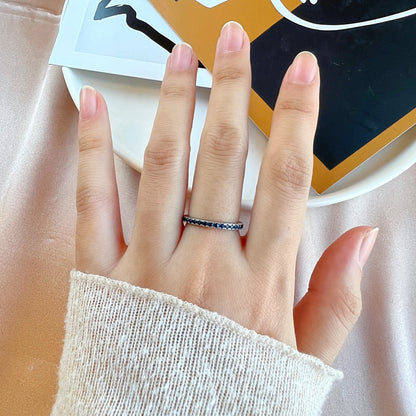 [Charm Aries Jewelry]Delicate Sparkling Round Cut Daily Ring