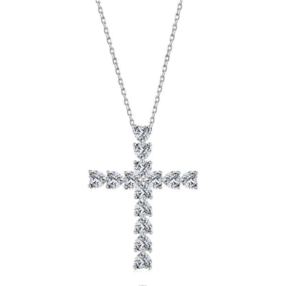 [Charm Aries Jewelry]Radiant Cross Shape Necklace