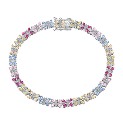 [Charm Aries Jewelry]Radiant Colorful Emerald Cut Party Bracelet