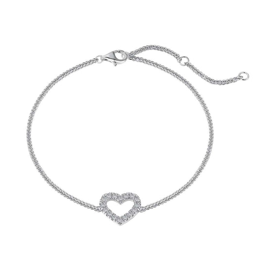 [Charm Aries Jewelry]Heart Shape Lover Bracelet