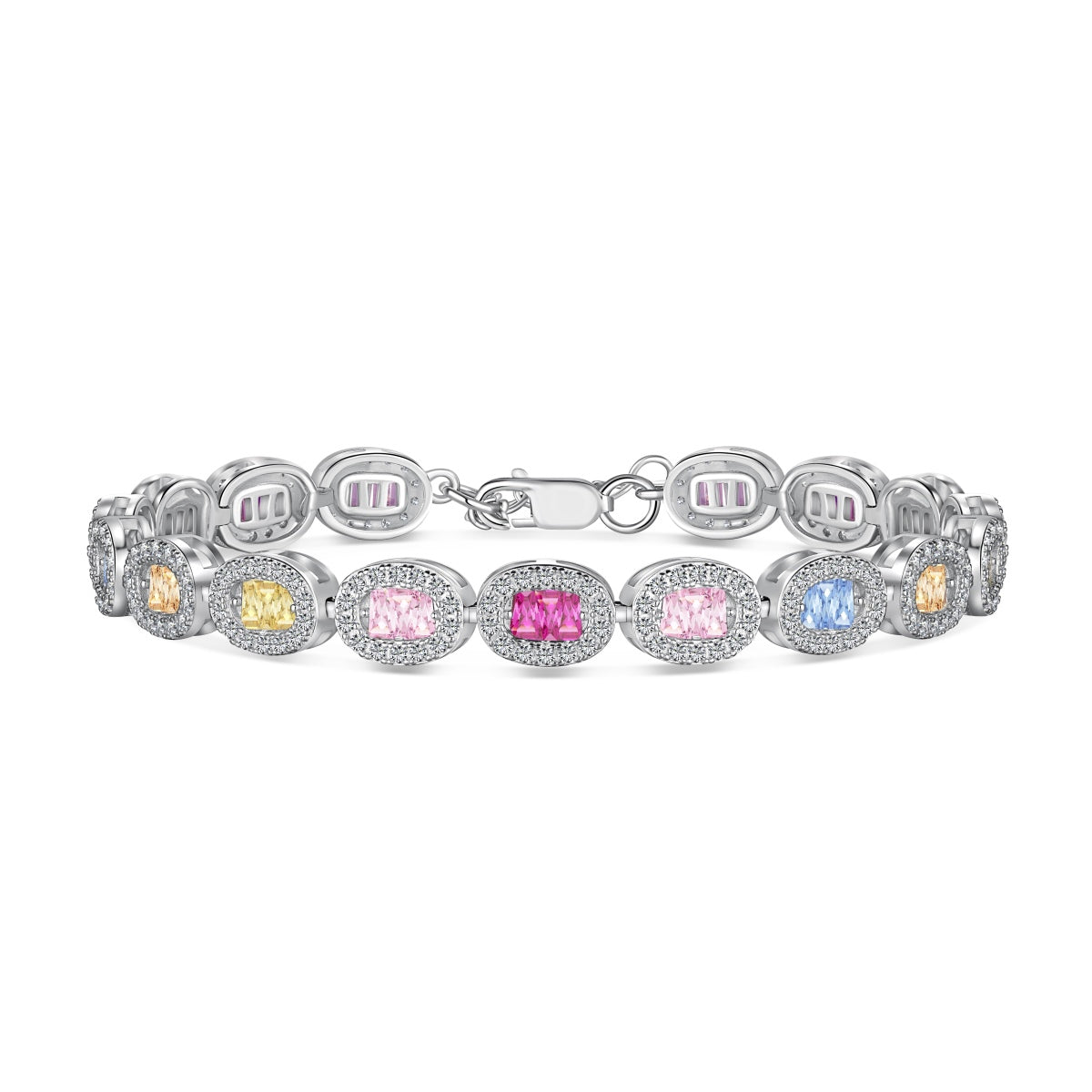 [Charm Aries Jewelry]Exquisite Ornate Emerald Cut Daily Bracelet