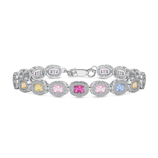 [Charm Aries Jewelry]Exquisite Ornate Emerald Cut Daily Bracelet
