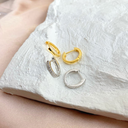 [Charm Aries Jewelry]Circle Versatile Earrings