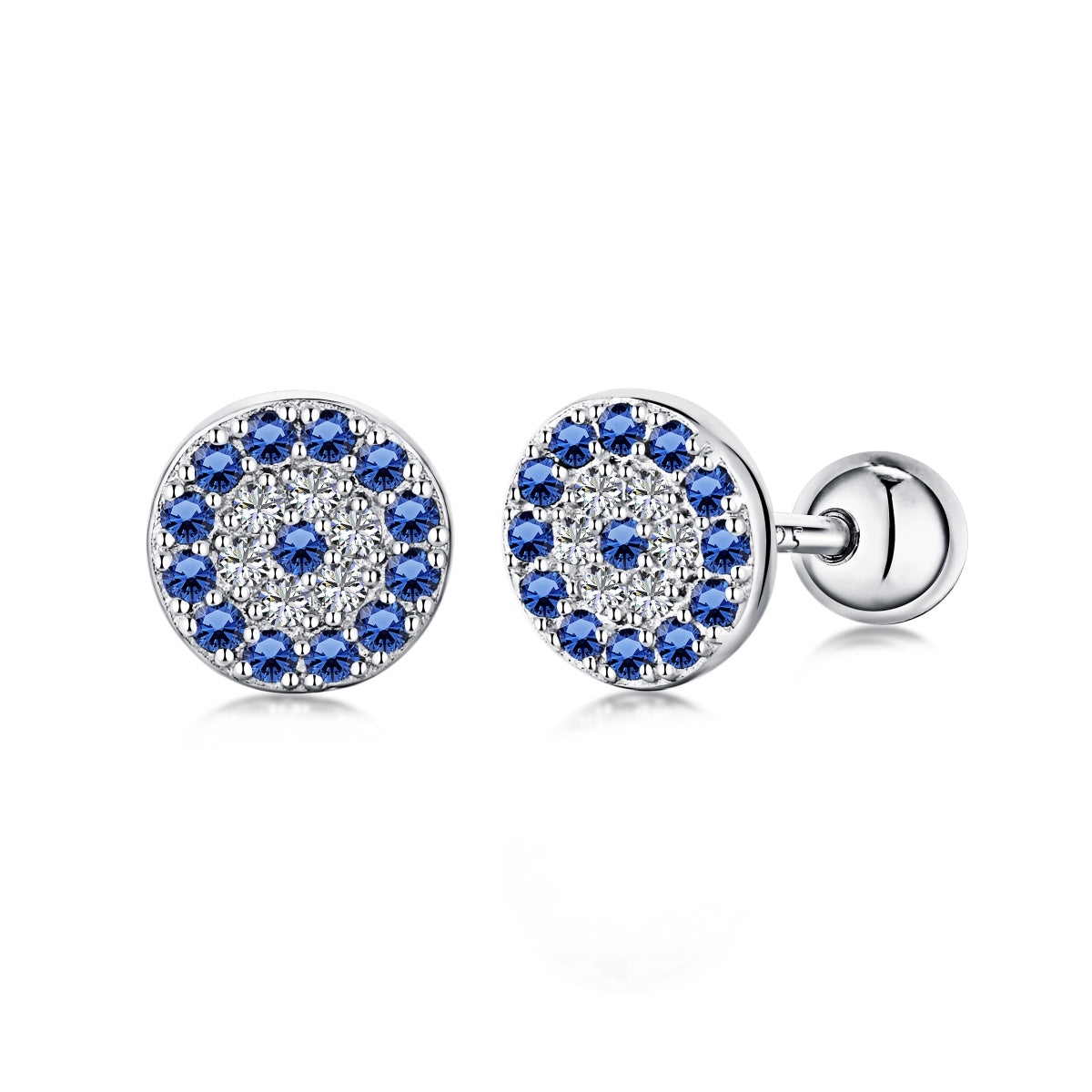 [Charm Aries Jewelry]Devil's Eye Ear Bone Nail Earrings