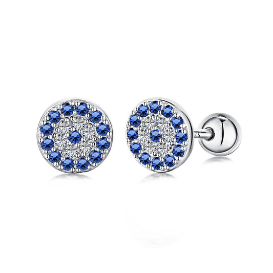[Charm Aries Jewelry]Devil's Eye Ear Bone Nail Earrings