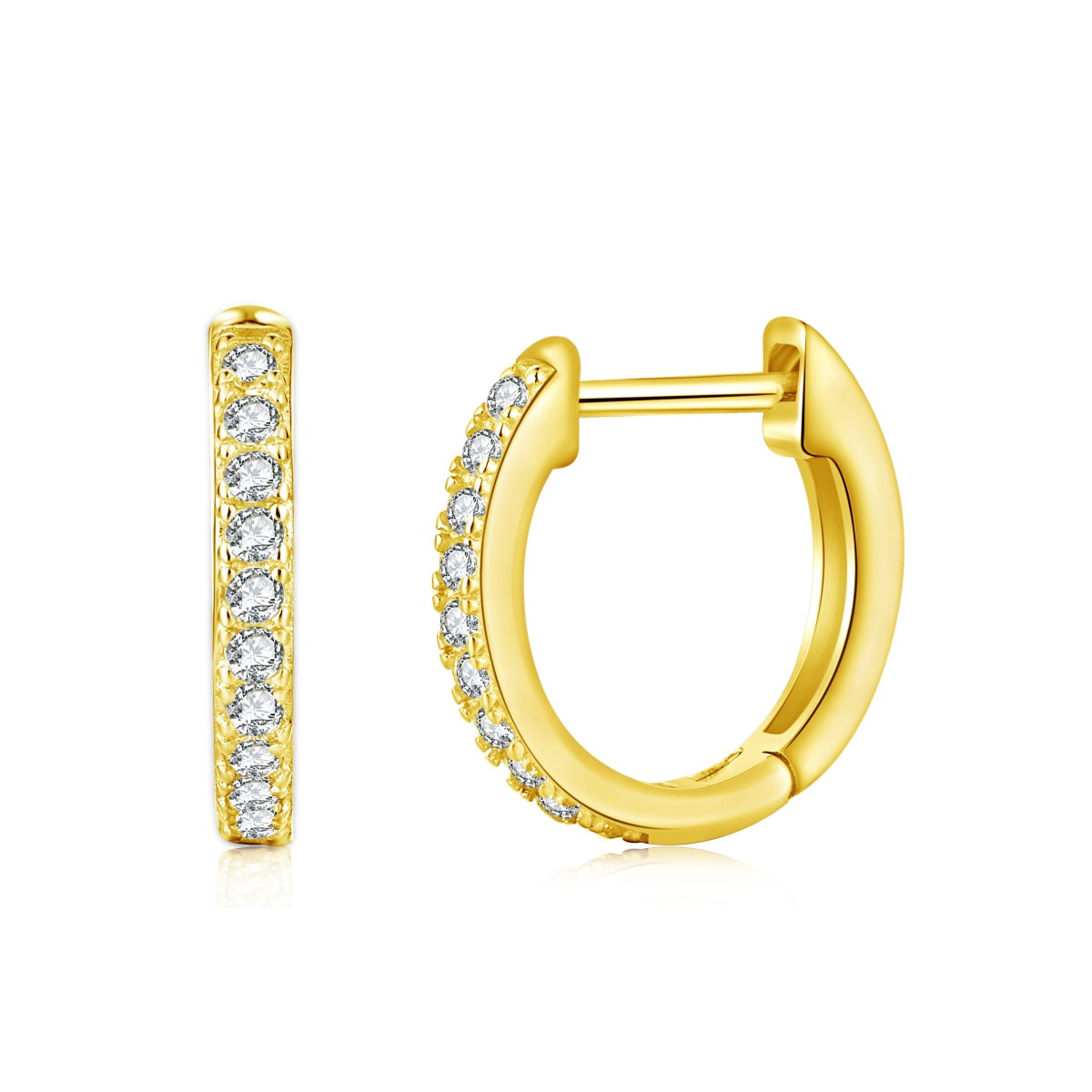 [Charm Aries Jewelry]Circle Versatile Earrings