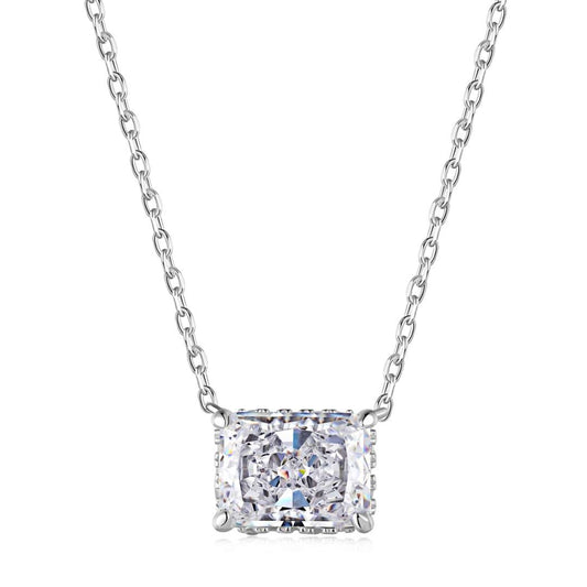 [Charm Aries Jewelry]Luxurious Square Shape Colorful Necalack
