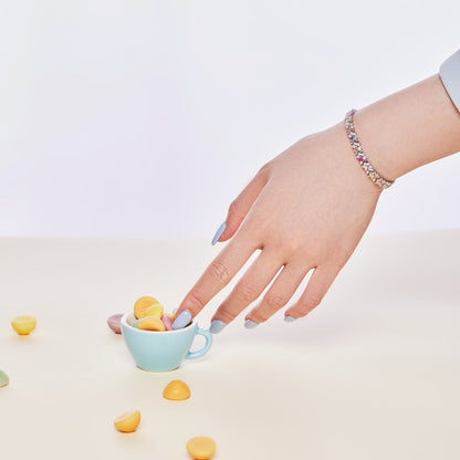 [Charm Aries Jewelry]Dazzling Unique Multi Shape Daily Bracelet