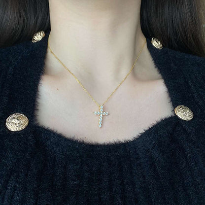[Charm Aries Jewelry]Unique Cross Shape Necklace