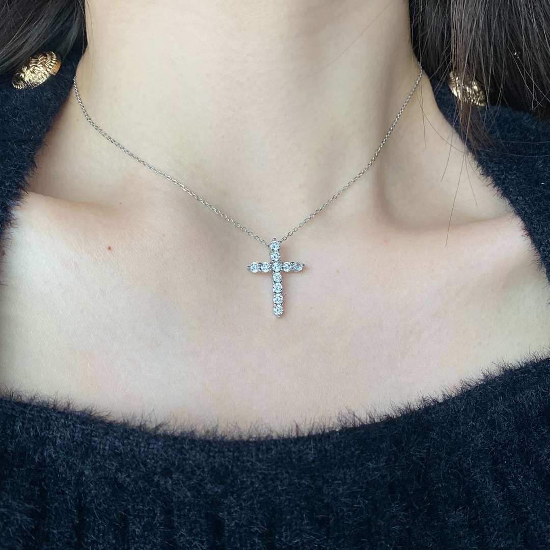 [Charm Aries Jewelry]Unique Cross Shape Necklace