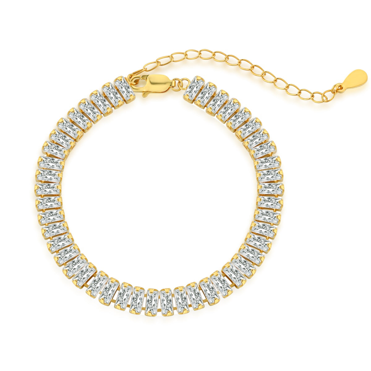 [Charm Aries Jewelry]Exquisite Emerald Cut Daily Bracelet
