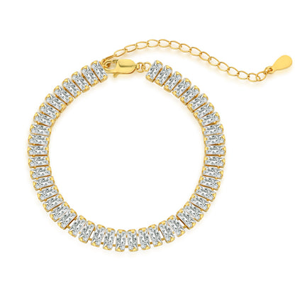 [Charm Aries Jewelry]Exquisite Emerald Cut Daily Bracelet