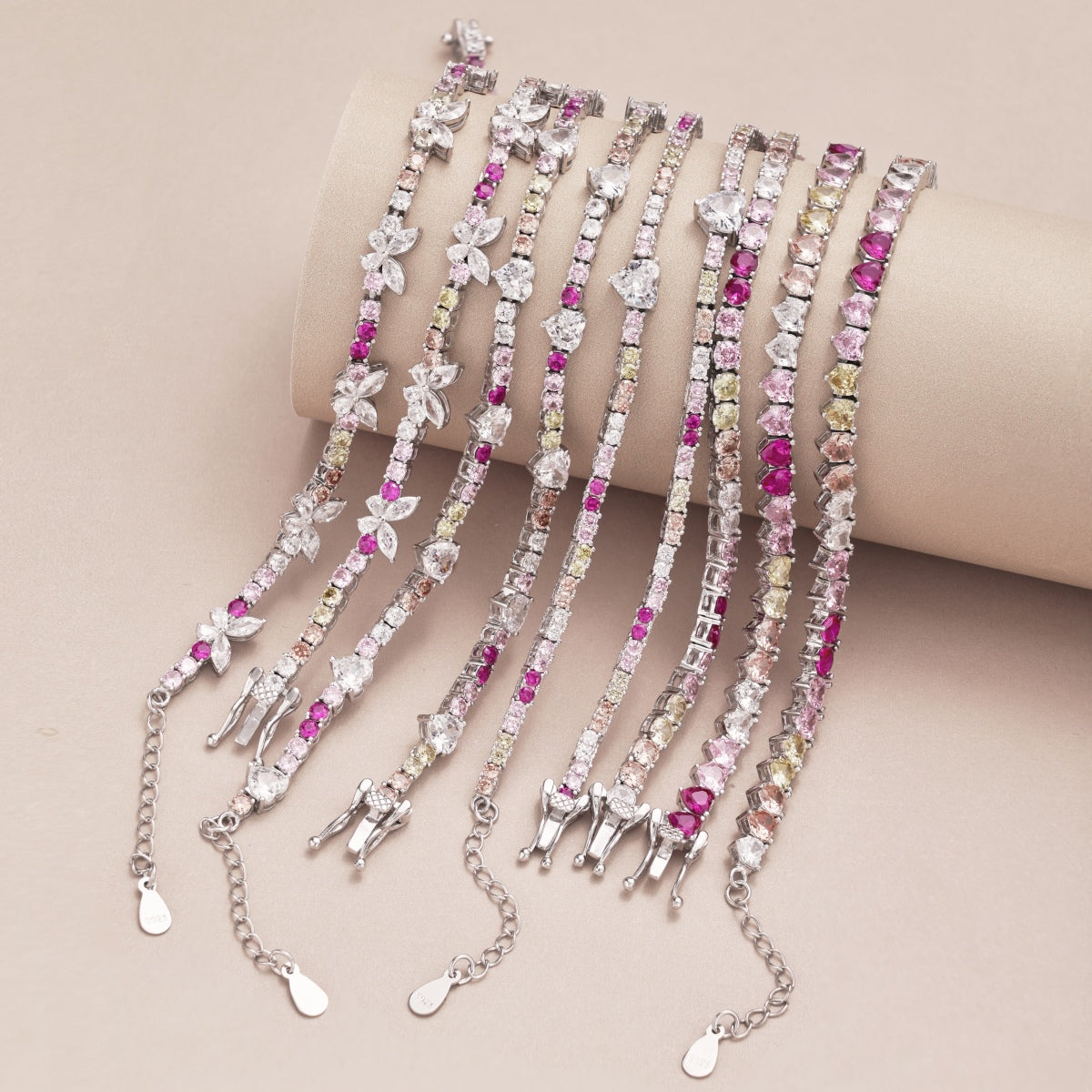 [Charm Aries Jewelry]Delicate Colorful Emerald Cut Party Bracelet