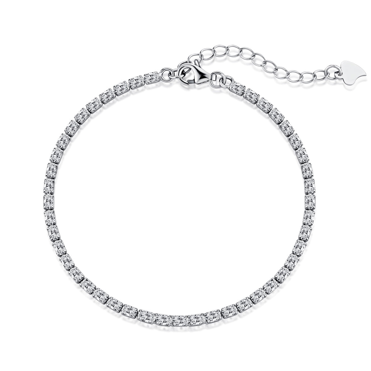 [Charm Aries Jewelry]Elegant Emerald Cut Daily Bracelet