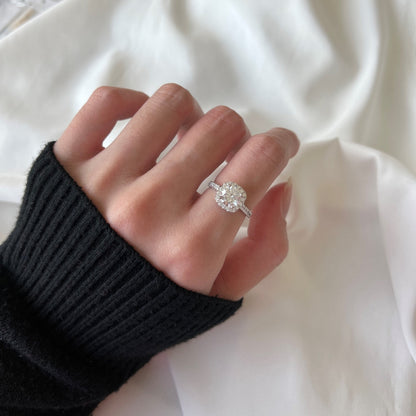 [Charm Aries Jewelry]Dazzling Resplendent Round Cut Wedding Ring