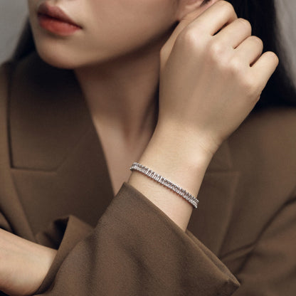 [Charm Aries Jewelry]Exquisite Emerald Cut Daily Bracelet