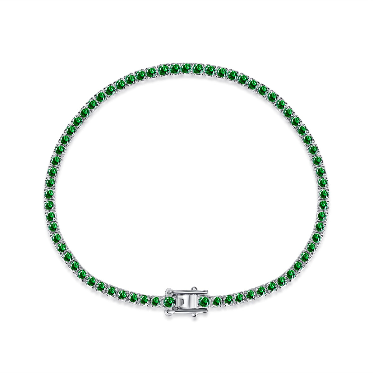 [Charm Aries Jewelry]Dazzling Colorful Round Cut Daily Bracelet