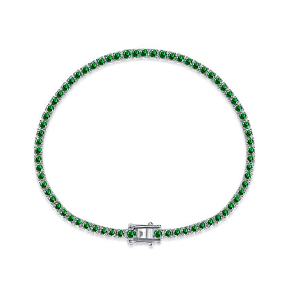 [Charm Aries Jewelry]Dazzling Colorful Round Cut Daily Bracelet