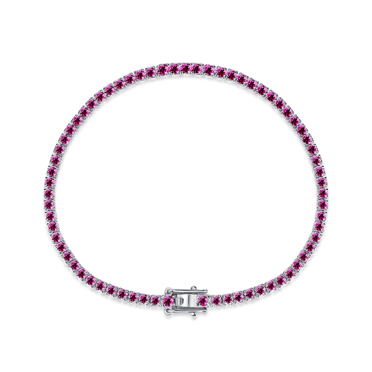 [Charm Aries Jewelry]Dazzling Colorful Round Cut Daily Bracelet