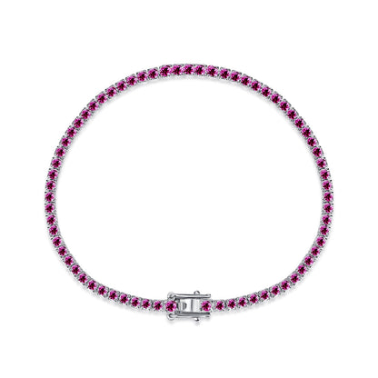 [Charm Aries Jewelry]Dazzling Colorful Round Cut Daily Bracelet