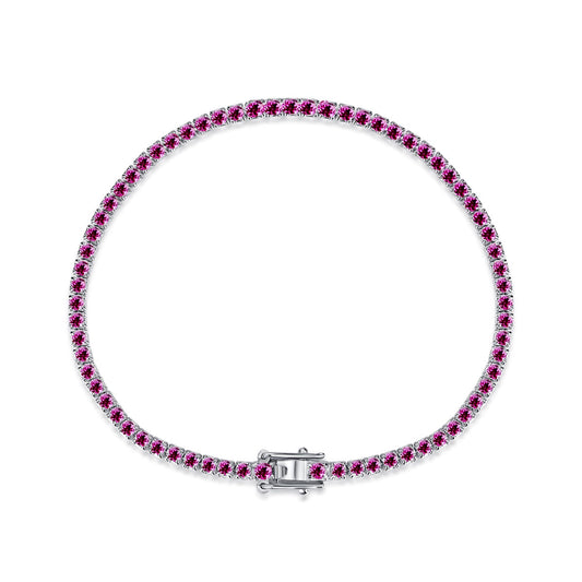 [Charm Aries Jewelry]Dazzling Colorful Round Cut Daily Bracelet