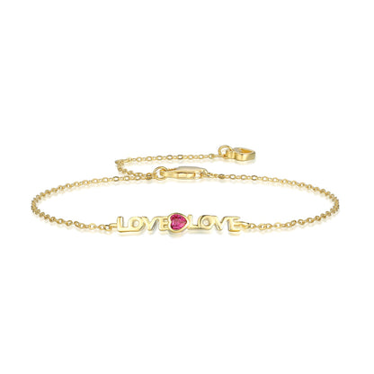 [Charm Aries Jewelry]Romantic Heart Shape Lover Bracelet