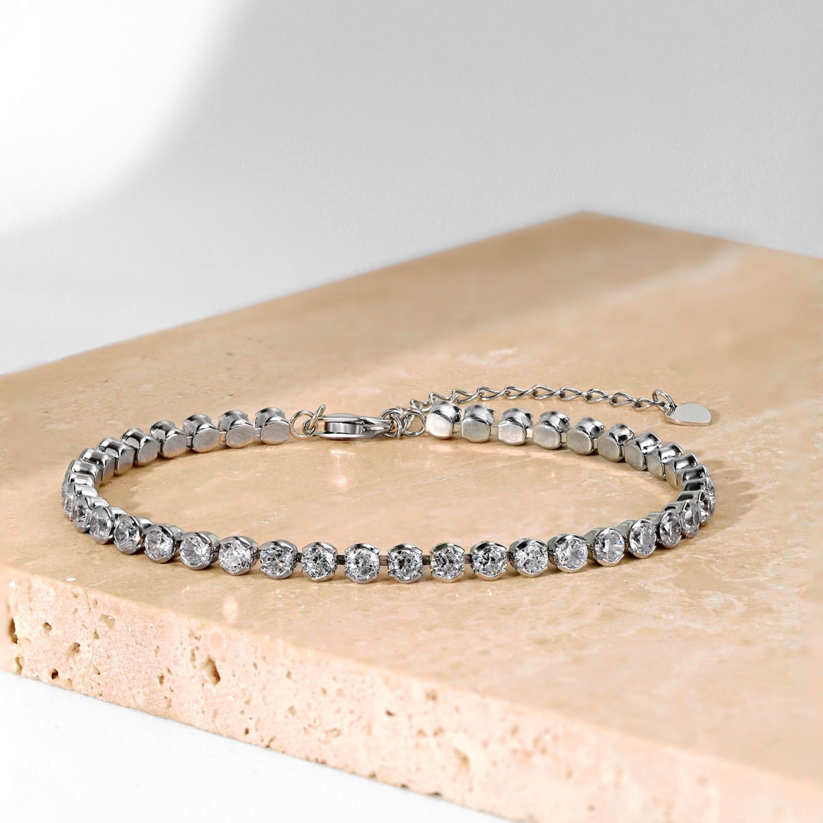 [Charm Aries Jewelry]Ornate  Sparkling Round Cut Daily Bracelet